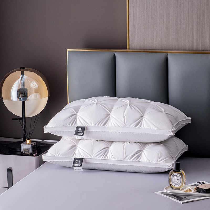 Bomulls knapphull lys luksus ned pute kjerne