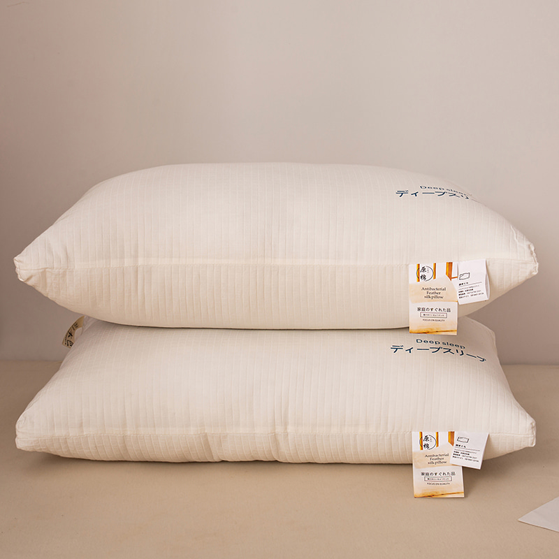 Original bomullsfjær fløyel pute